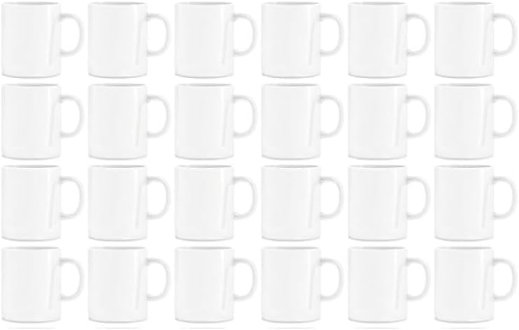 White Sublimation Plain Blank Coffee Mug Made of Ceramic, 11 oz, Comes   Blue Ribbon Gift Store
