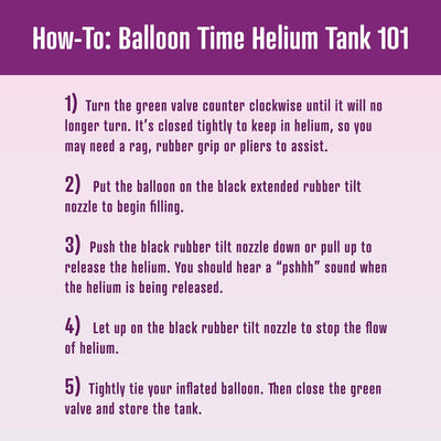Balloon Time Helium Tank