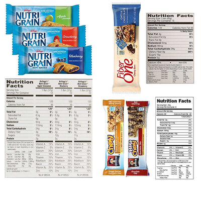 Healthy Snacks Bars Bulk Variety Pack
