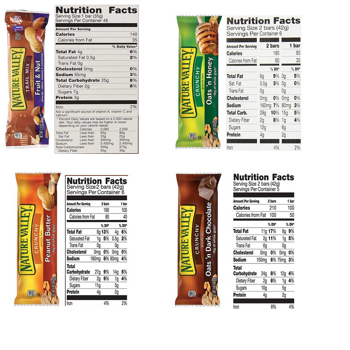 Healthy Snacks Bars Variety Packs