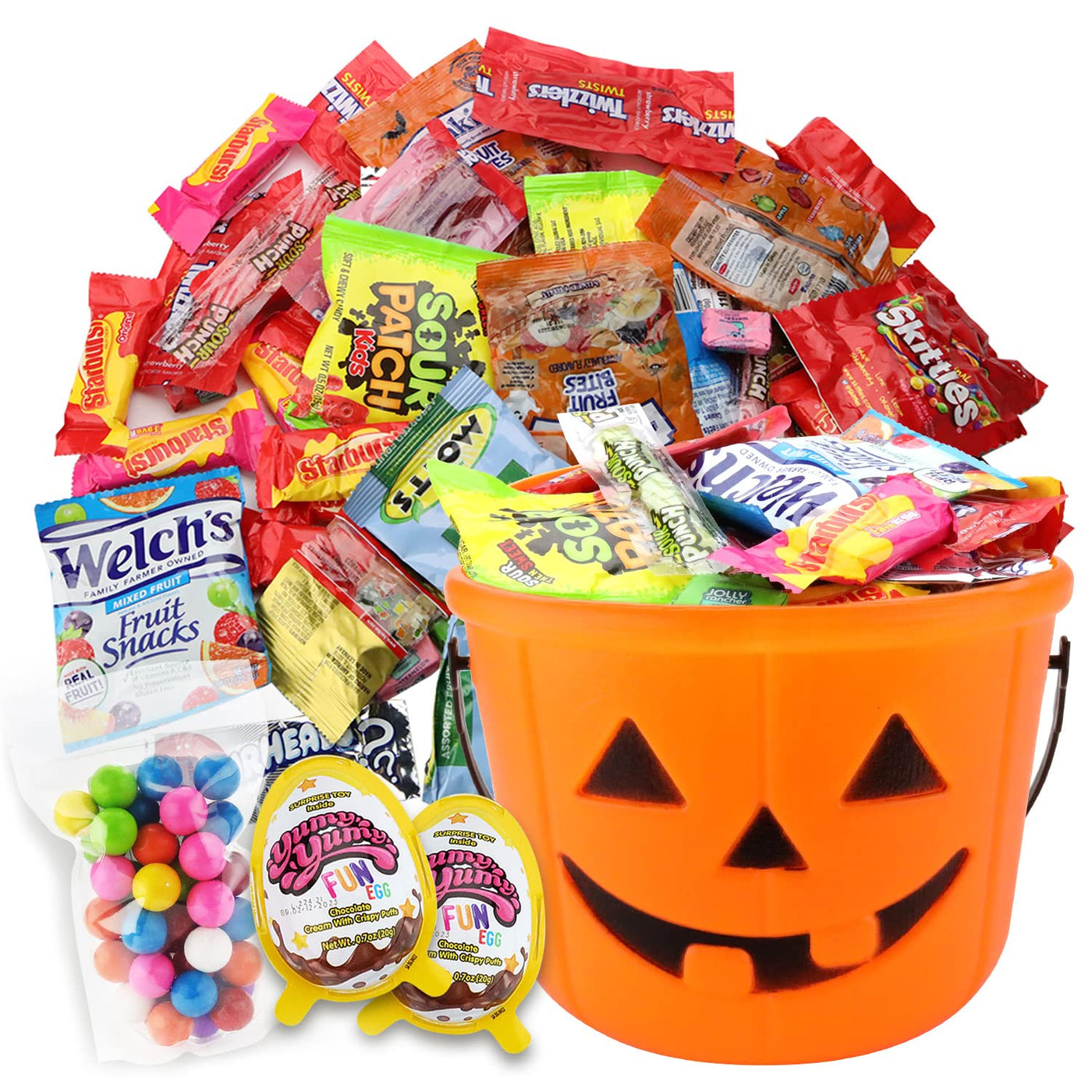 Halloween Care Package Gift Basket -2 Lbs Halloween Candy Treats, 55 items
